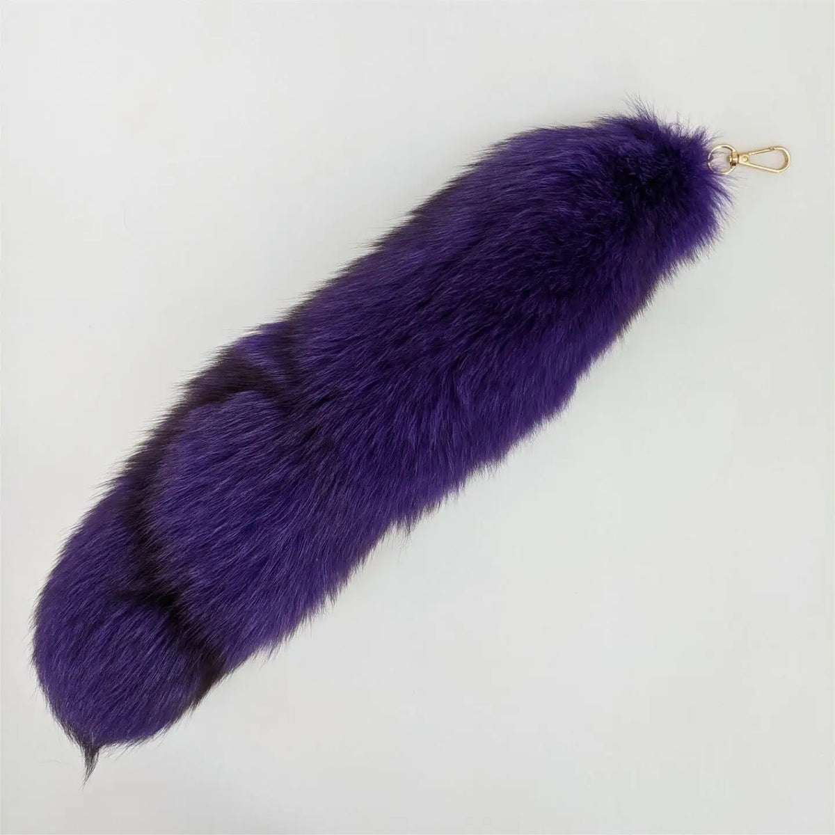 Fox Tail Keychain for Women Furry Y2K Car Accessory