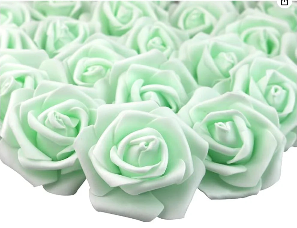 Artificial Rose Flowers – Foam Fake Roses for Home & Wedding Decor