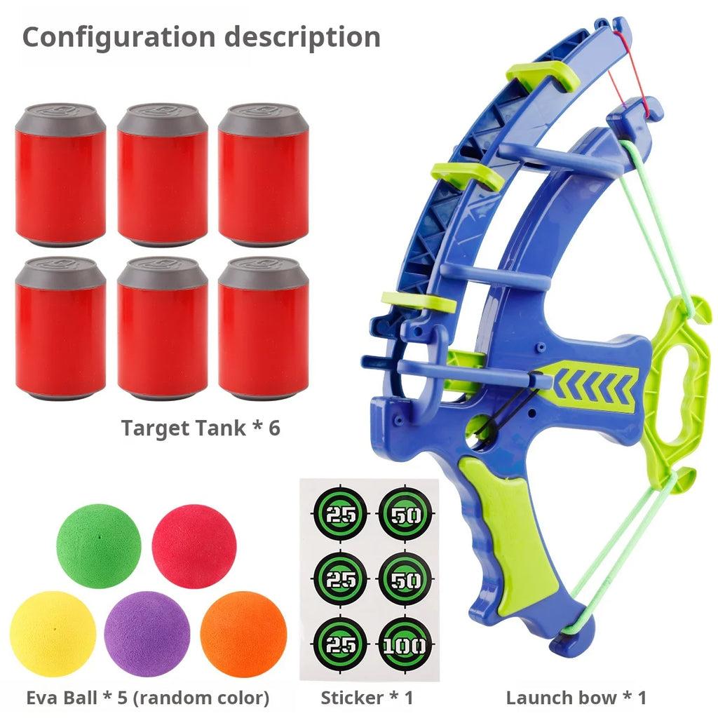 Montessori Throw Sport Slingshot Target Sticky Ball Dartboard Basketball Board Games Educational Outdoor Game Toy