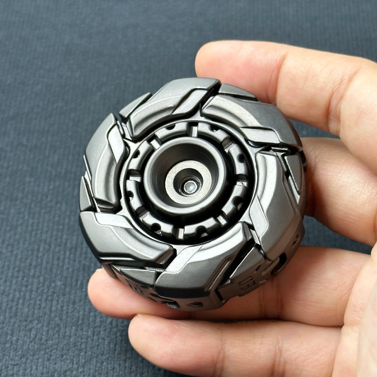 Metal Fidget Slider, EDC Spinning Top Stress Relief Toy for Adults