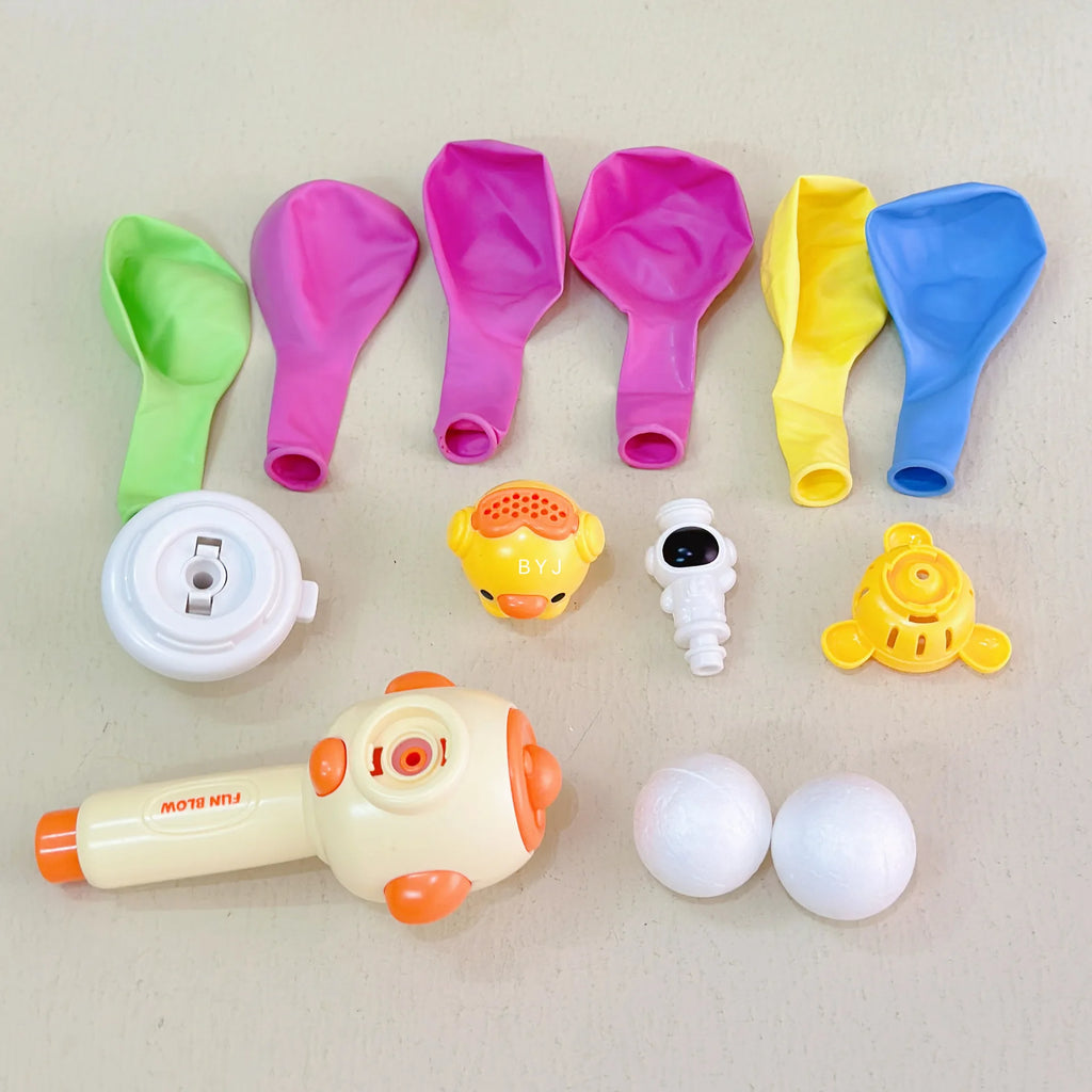 Montessori Sensory Toy 3-in-1 Blowing Floating Ball & Whistle Game