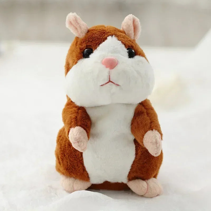 Talking Hamster Plush Toy – Interactive Sound Animal Toy for Kids