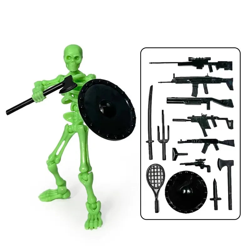 Movable Skeleton Action Figure – Halloween Collectible