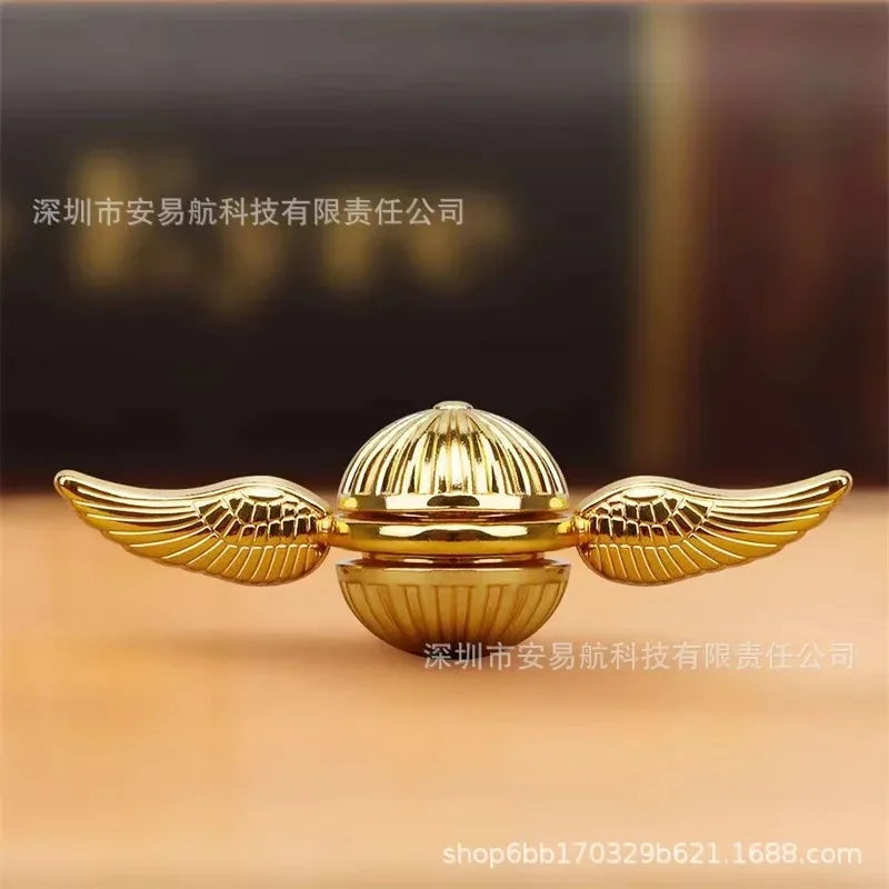 Metal Golden Snitch Fidget Spinner – Fingertip Stress Relief Toy