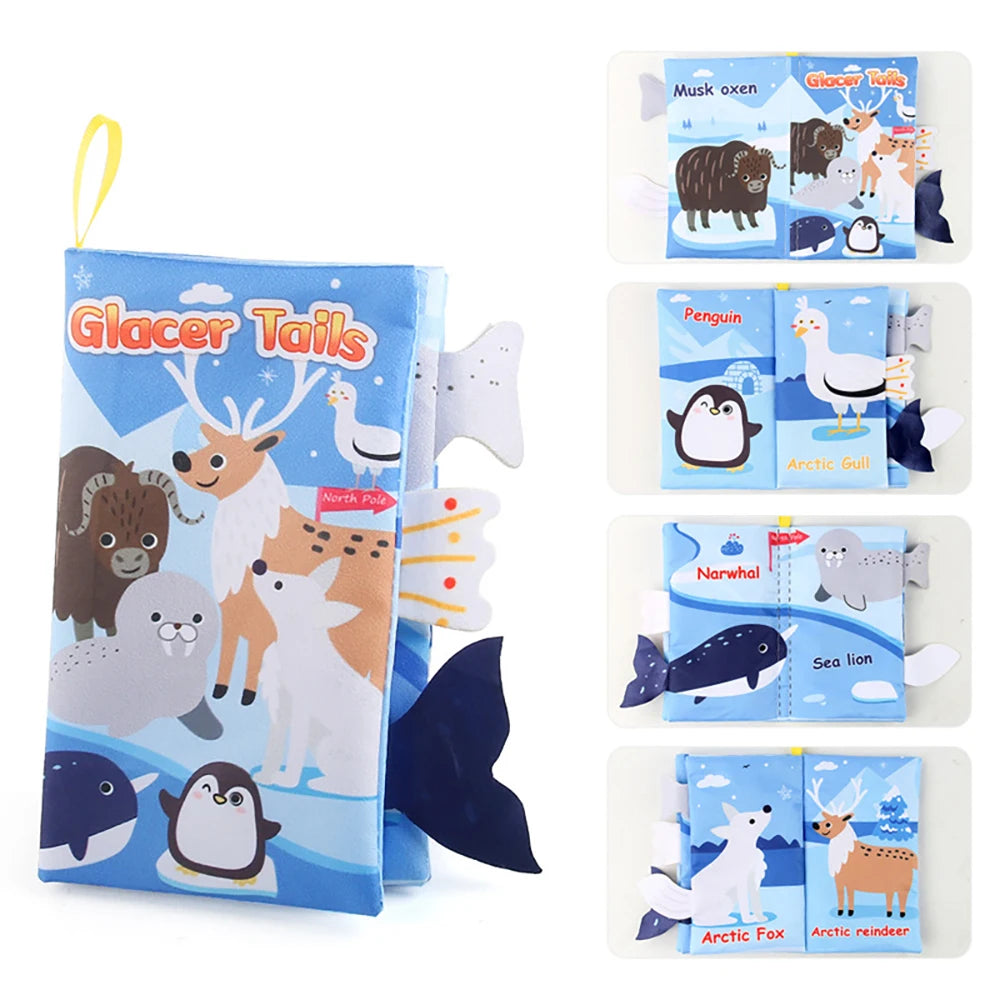 Baby Cloth Book – Soft Animal Sensory & Early Learning Toy