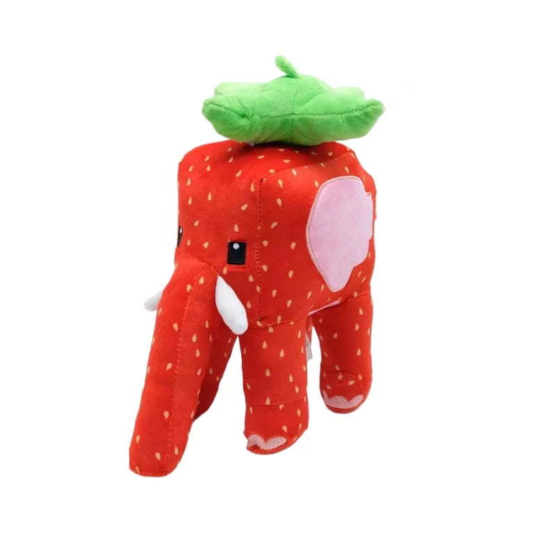 Strawberry Elephant Plush – Soft Cute Plush Doll
