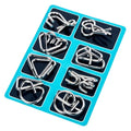 Metal Wire Puzzle Set – 8 Piece Brain Teaser Logic Games