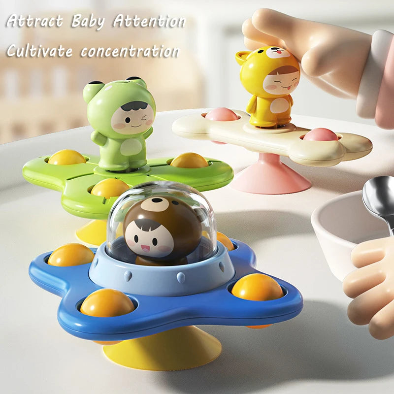 Suction Cup Spinner Toy – Baby Sensory Bath & Learning Toy