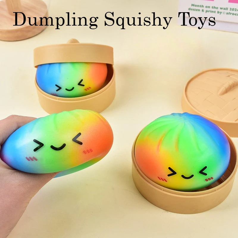 Dumpling Squishy Toy – Glitter Slow Rebound Stress Ball