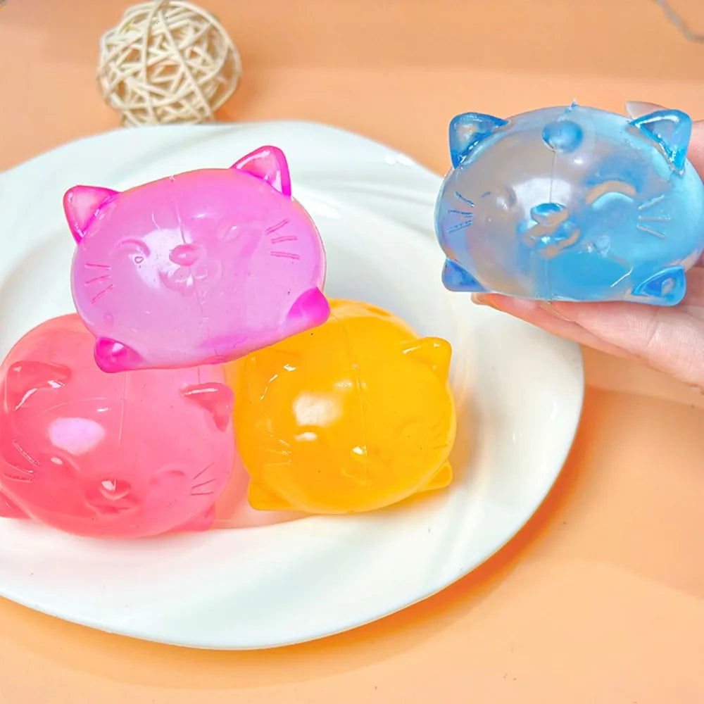 Slow Rise Squishy Toy – Cute Cat Stress Relief Fidget