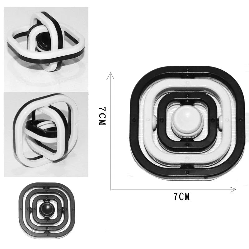 3D Flip Fidget Spinner Fingertip Gyro Sensory Toy