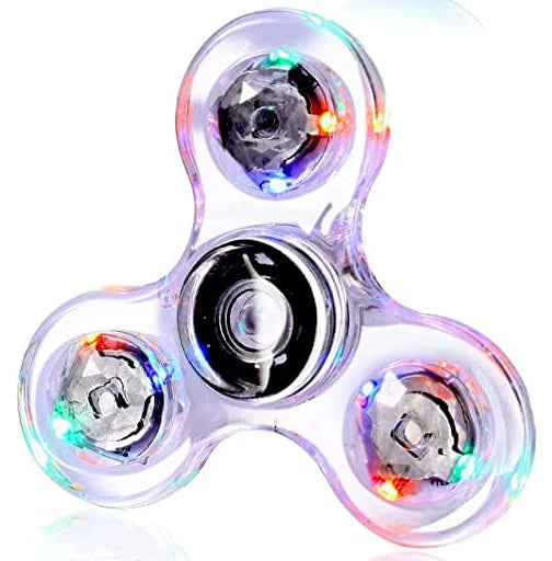 LED Fidget Spinner Glow in the Dark Luminous Spinning Toy