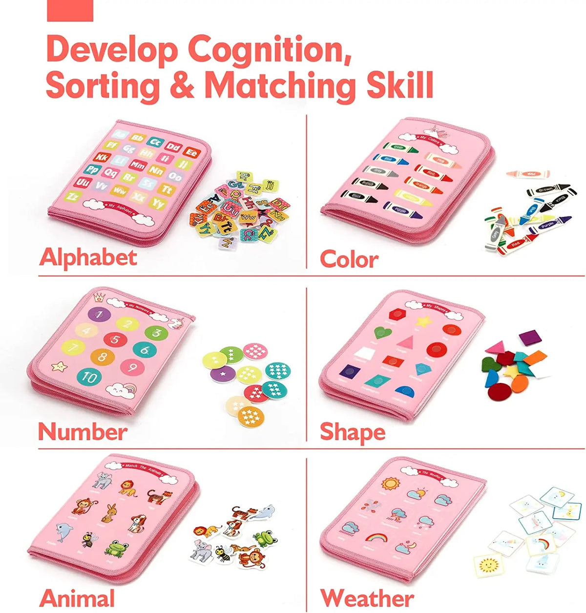 Montessori Busy Board – Toddler Sensory & Life Skills Learning Toy