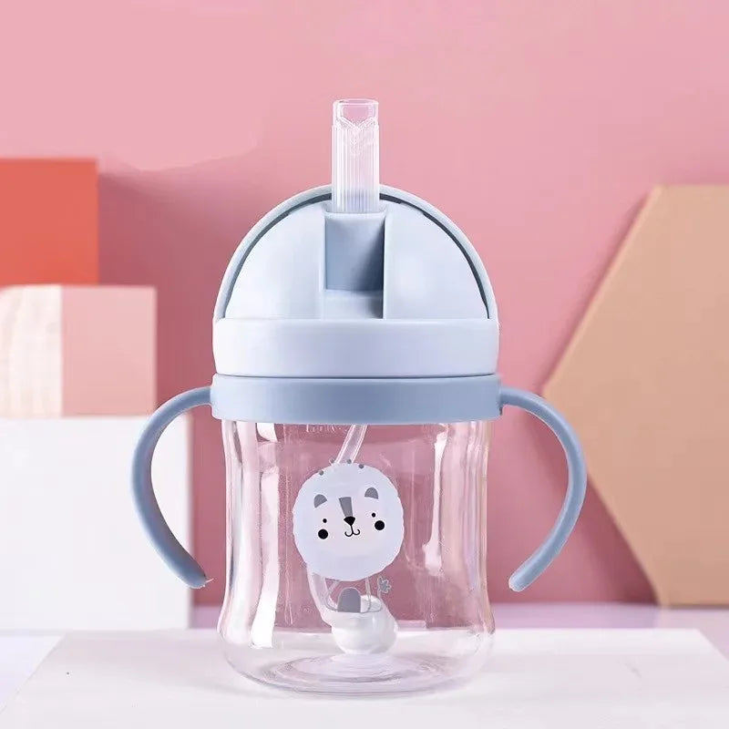 Baby Straw Cup – 250ml Gravity Training Cup with Handles
