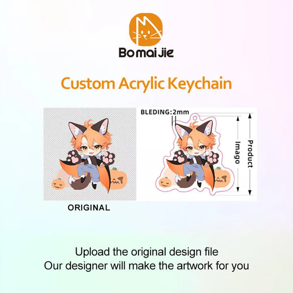 Personalized Acrylic Keychain – Custom Photo Charm for Bags & Keys