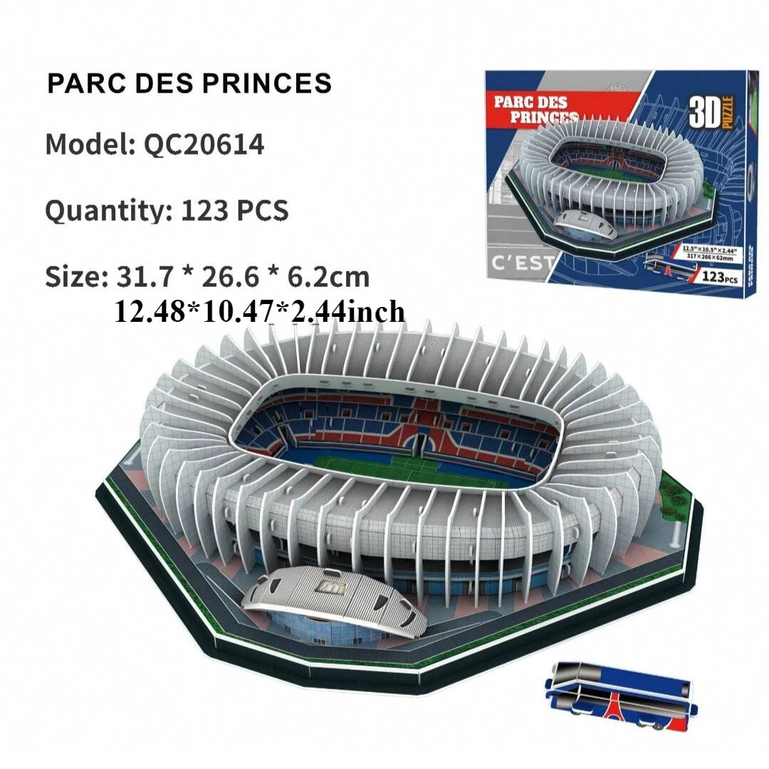 3D Stadium Puzzle – Paper Football Model for Fans