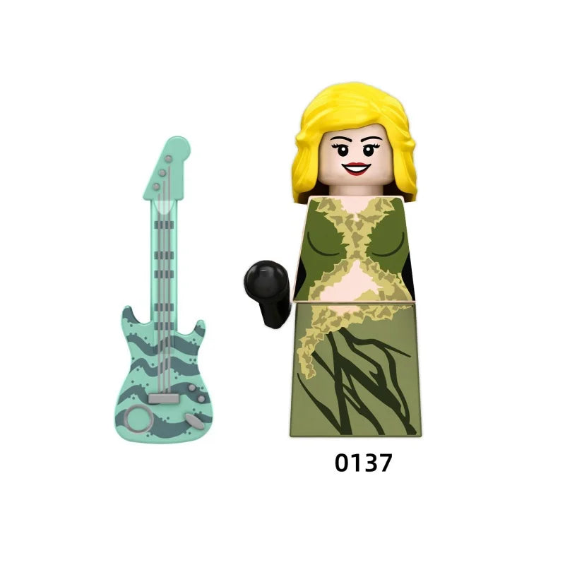 Female Singer Building Blocks – Mini Music Figure DIY Set