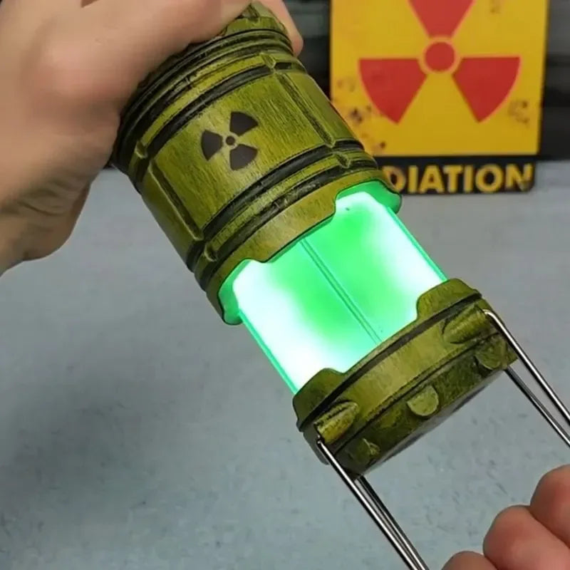 Nuclear Reactor Lantern, Mini Novelty Night Lamp for Halloween Decor