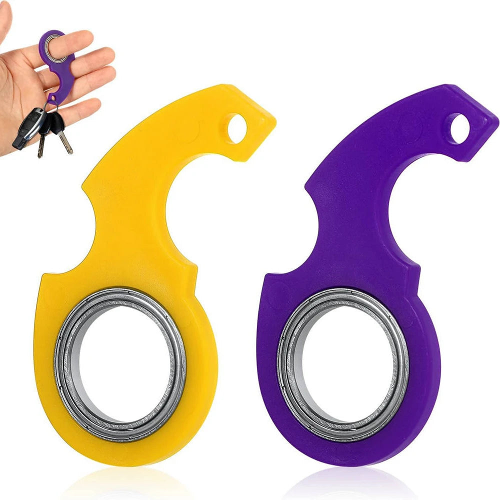 Fidget Keychain Spinner – Fingertip Spinning Toy for Kids & Adults