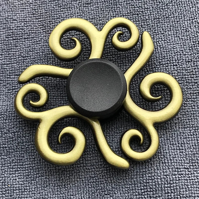Bronze Metal Fidget Spinner – Alloy Hand Spinner Stress Relief Toy