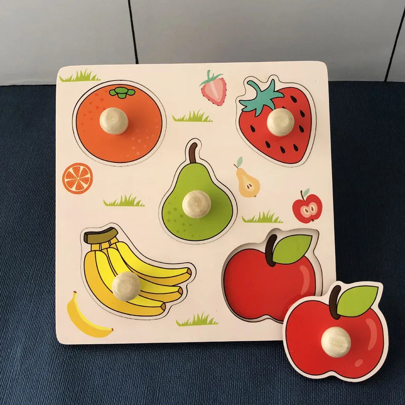 Montessori Wooden Toys – Educational Learning Puzzle for Kids
