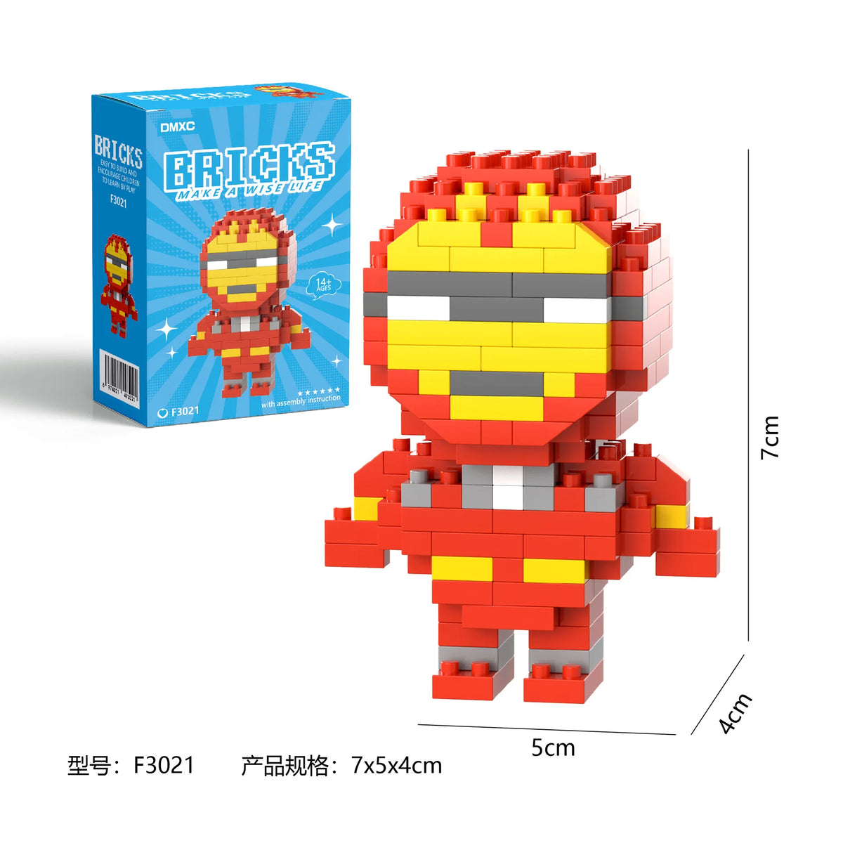 Superhero Building Blocks – Mini Character Model Construction Set