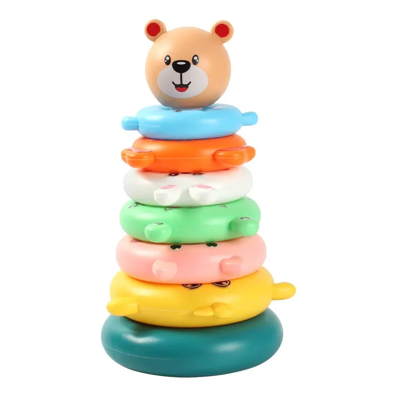 Stacking Cups for Babies – Rainbow Montessori Nesting Toy