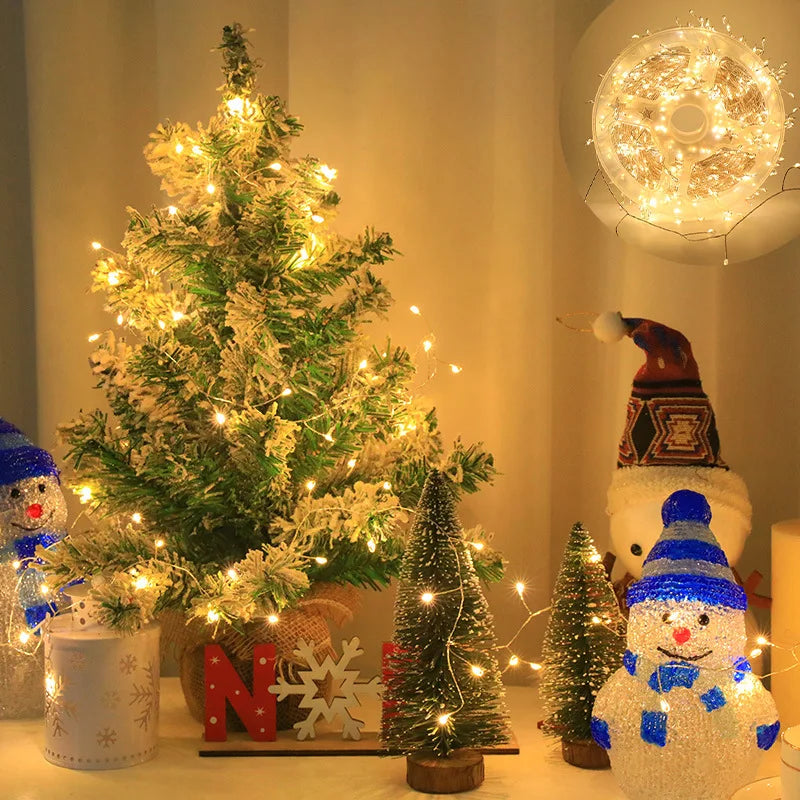 LED Firecracker String Lights – 30M–75M Remote Control Decor