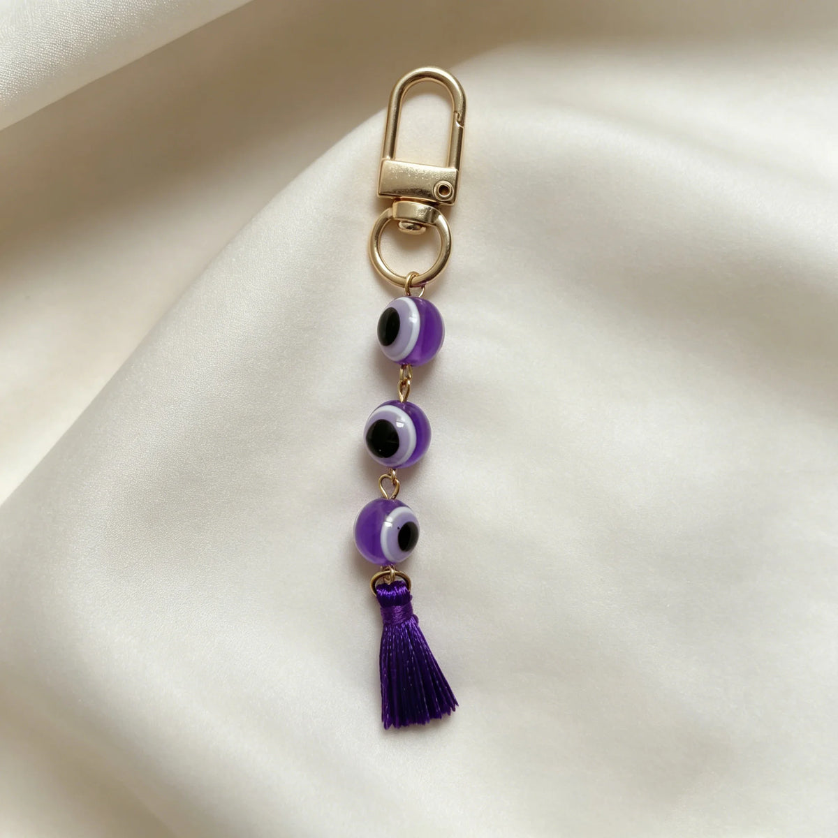 Evil Eye Keychain, Blue Eye Bag Charm Decorative Key Ring