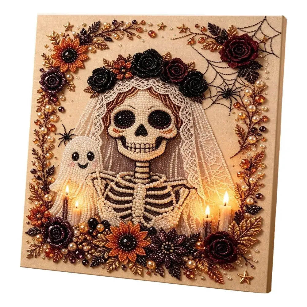 Halloween Diamond Painting Kit DIY Bead Art Craft 20x20cm