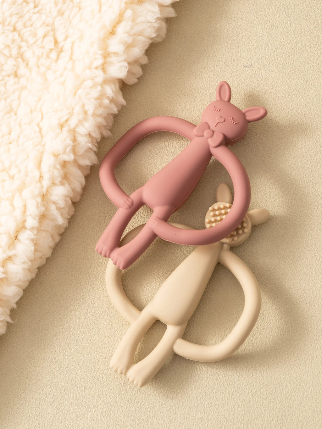 Baby Teether Silicone Rabbit Teething Toy for Infants