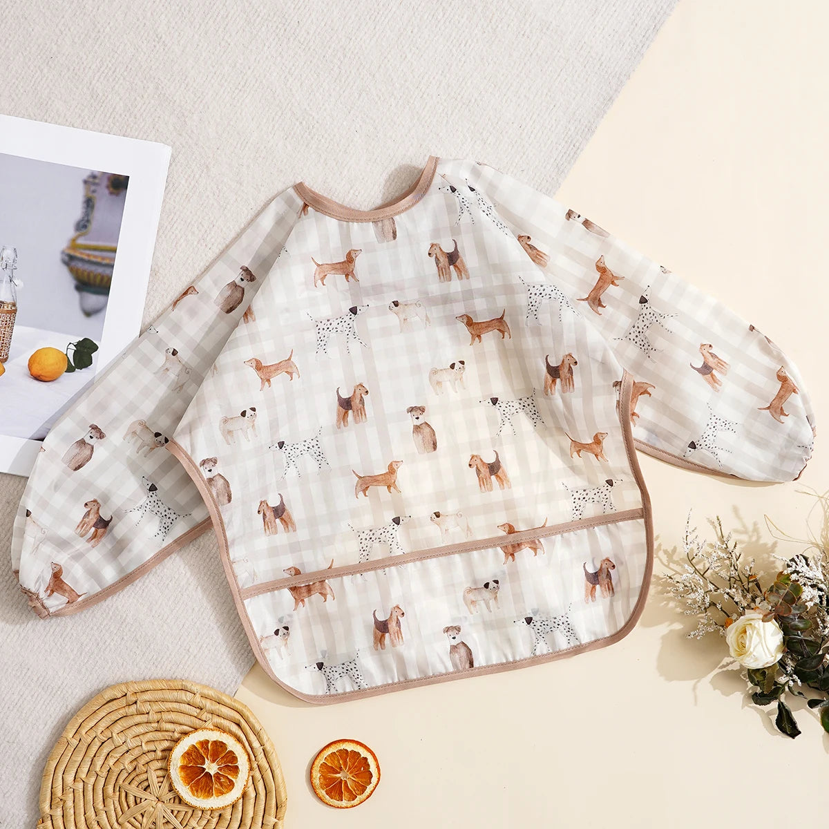 Waterproof Baby Bib – Long Sleeve Feeding Bib for Toddlers