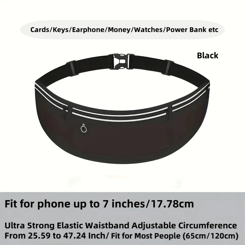 Running Waist Bag, Waterproof Sports Belt Pack for Phone