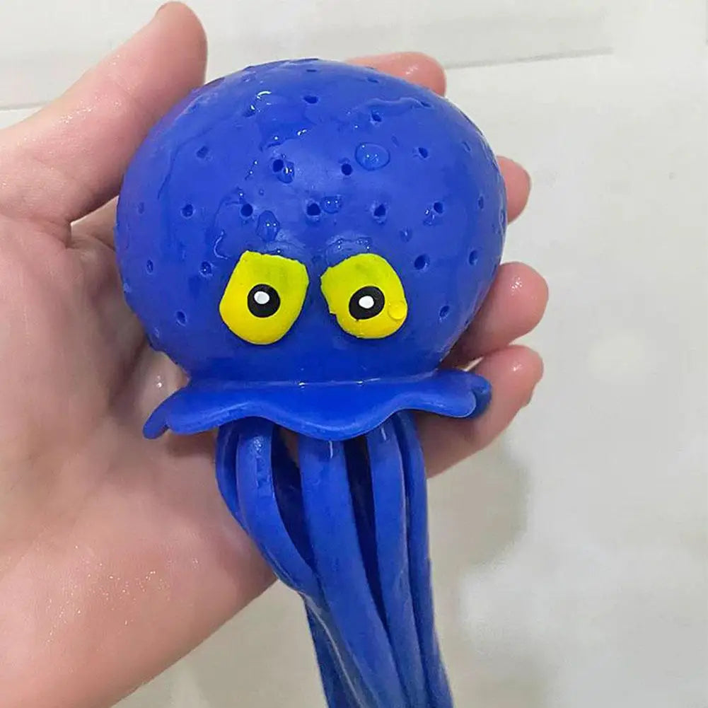 Octopus Bath Toy – Squeeze Water Toy for Kids