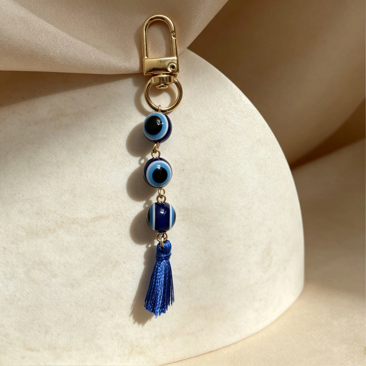 Evil Eye Keychain, Blue Eye Bag Charm Decorative Key Ring