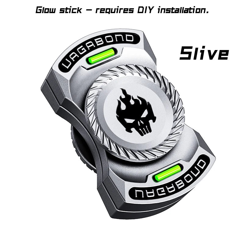 3-in-1 Fidget Toy – Magnetic Spinner & Push Button Gadget