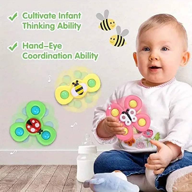 Suction Cup Spinner Toy – Interactive Baby Spinning Activity
