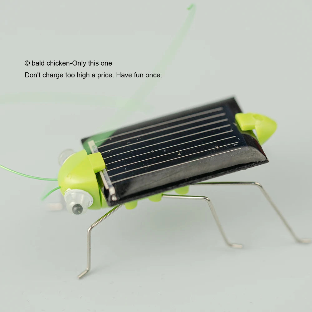 Solar Grasshopper Toy – Educational Moving Insect STEM Toy