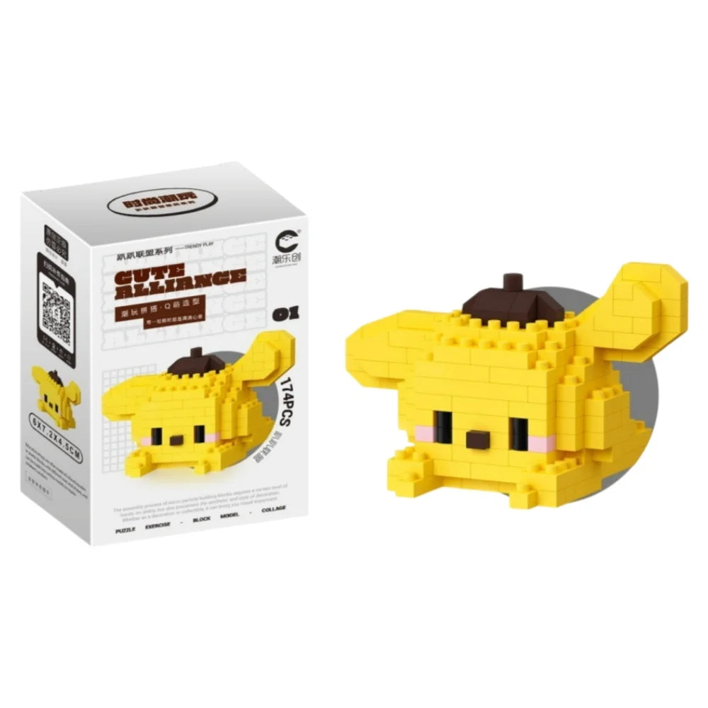Cartoon Building Blocks – Mini ABS Assembly Brick Set