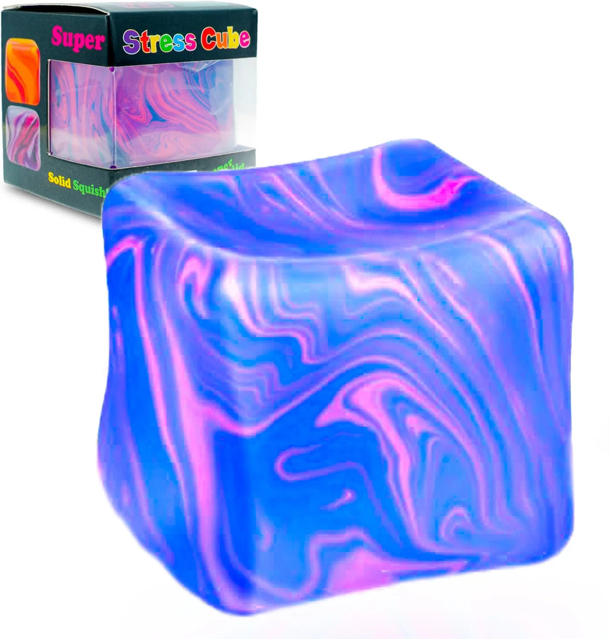 Sensory Stress Relief Toy – Soft Gel Fidget Cube Slow Rebound