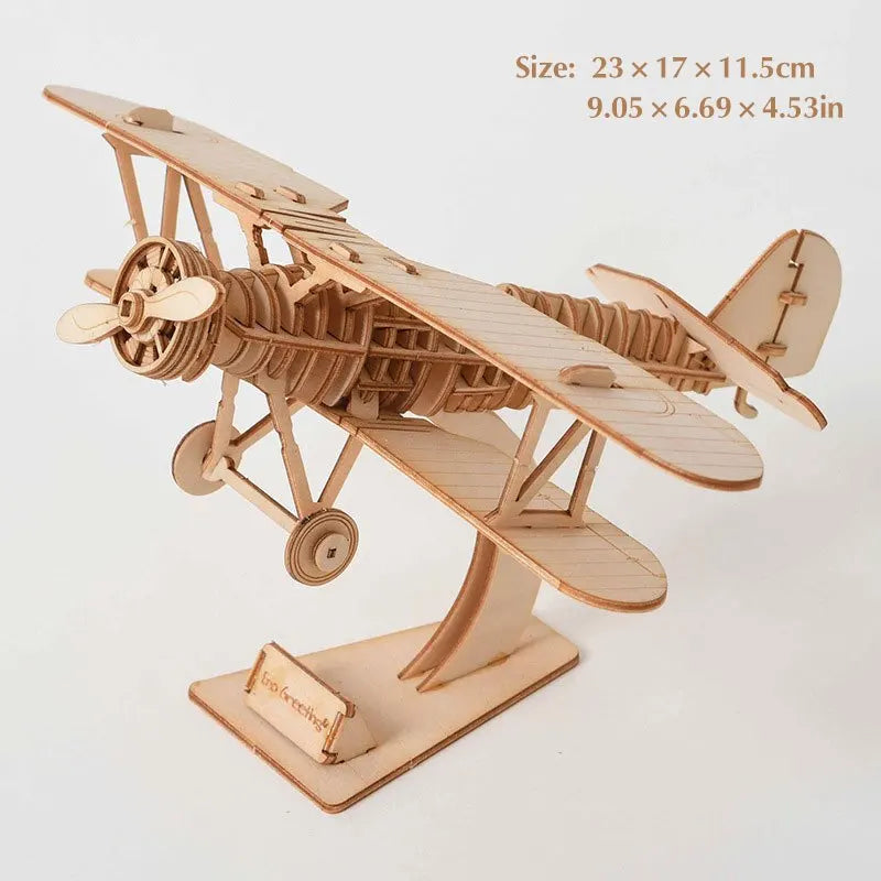 3D Wooden Insect Puzzle – Animal Skeleton Assembly Model