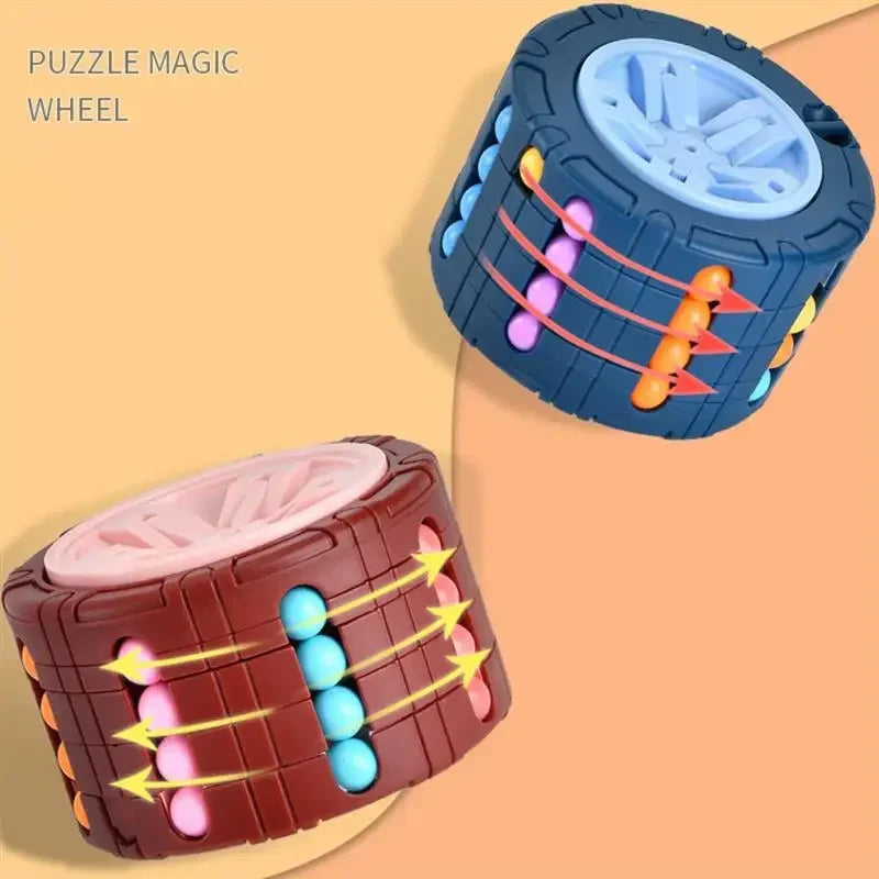 3D Puzzle Fidget Toy – Rotating Cube Brain Teaser for Kids & Adults