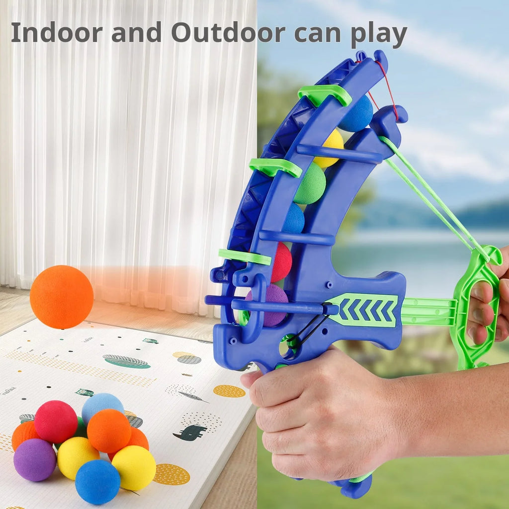 Montessori Throw Sport Slingshot Target Sticky Ball Dartboard Basketball Board Games Educational Outdoor Game Toy