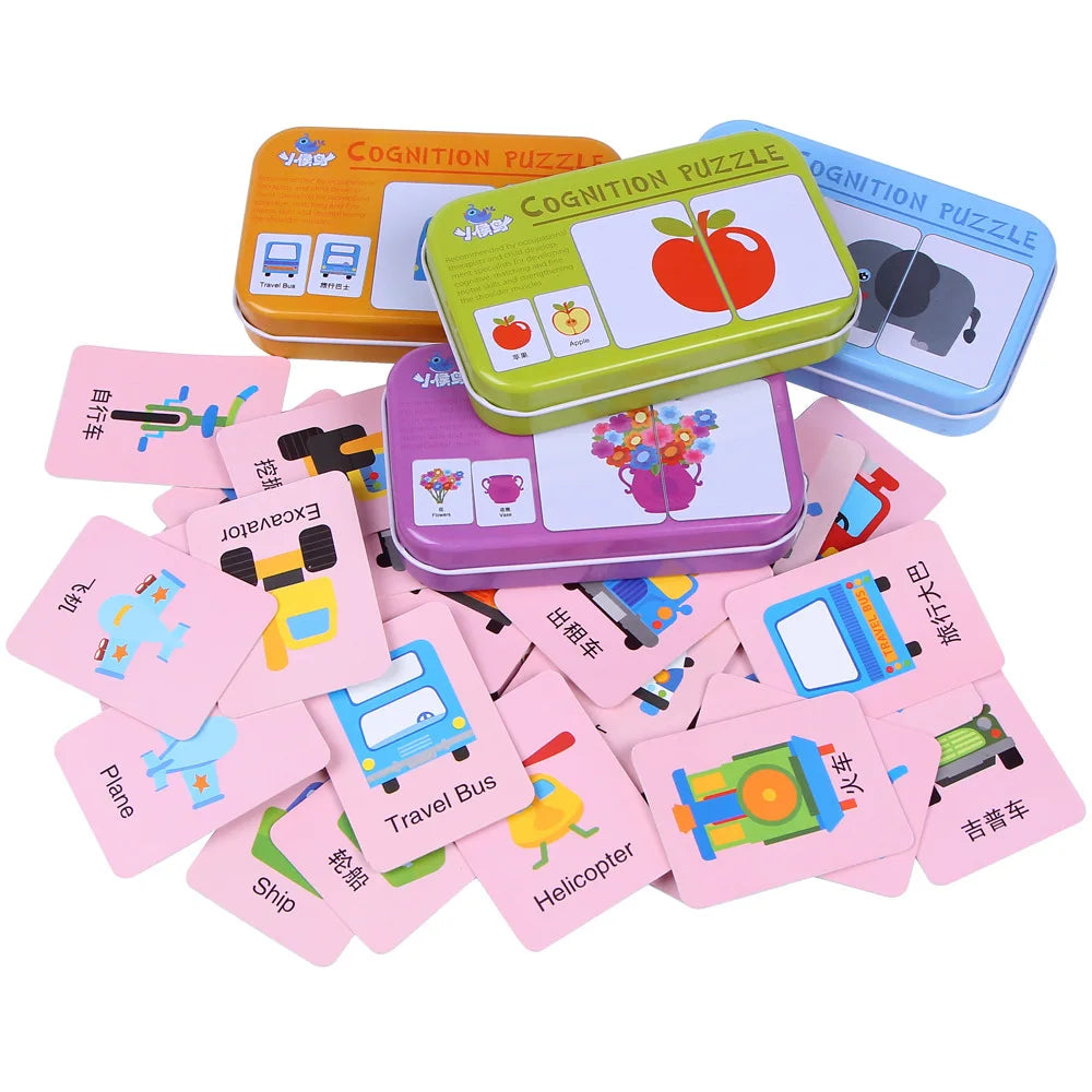 Montessori Toddler Puzzle – Wooden Animal Jigsaw Game