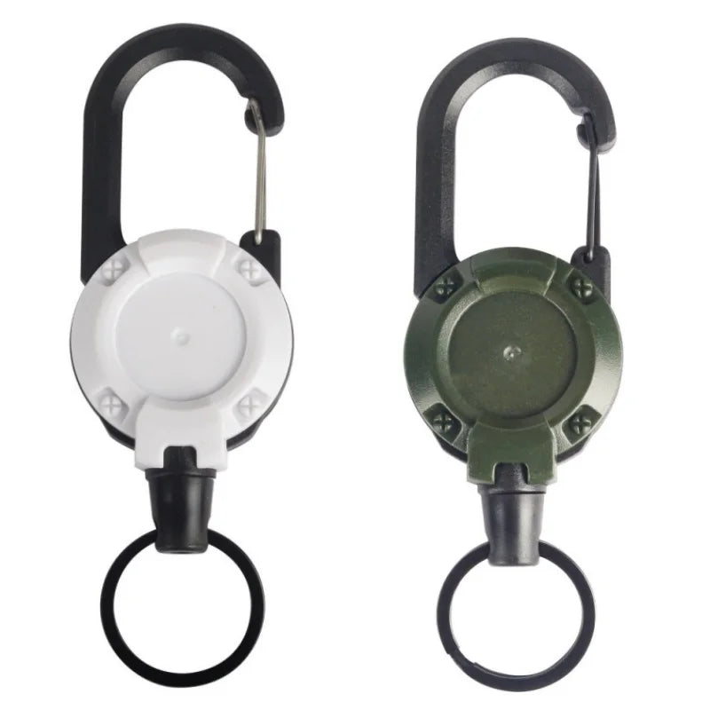 Retractable Keychain with Heavy Duty Carabiner