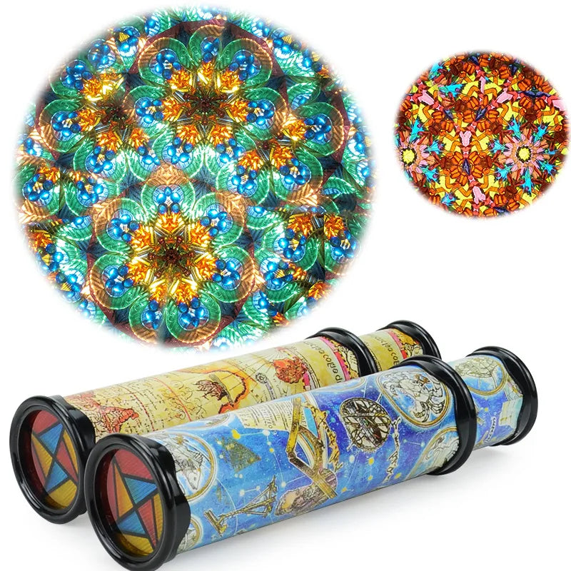 Kids Kaleidoscope – Rotating Optical Toy for Creative Visual Play
