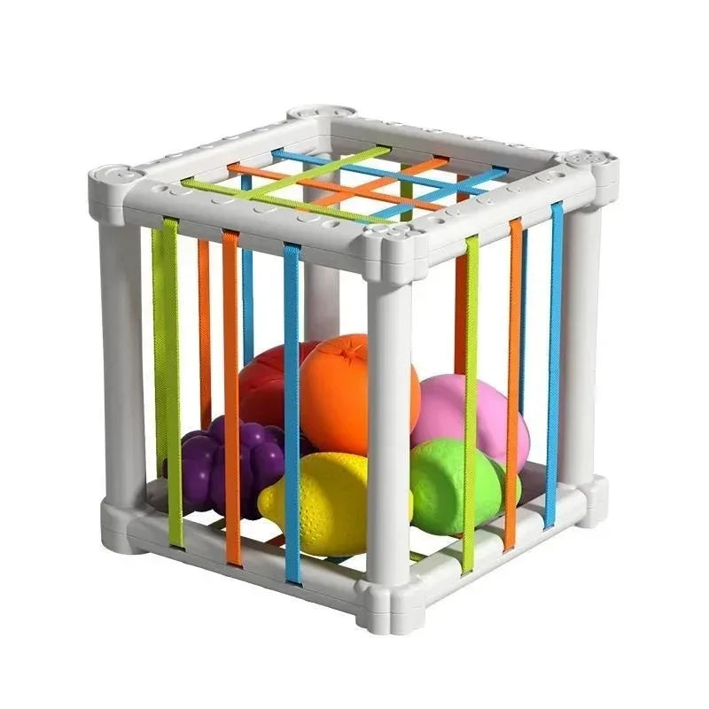 Shape Sorter Toy for Babies – Colorful Sensory Activity Cube