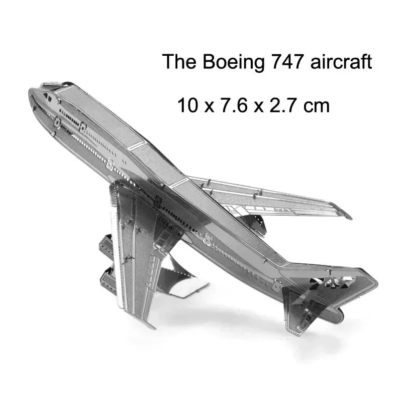 3D Metal Puzzle – DIY Aircraft & Helicopter Model Kit
