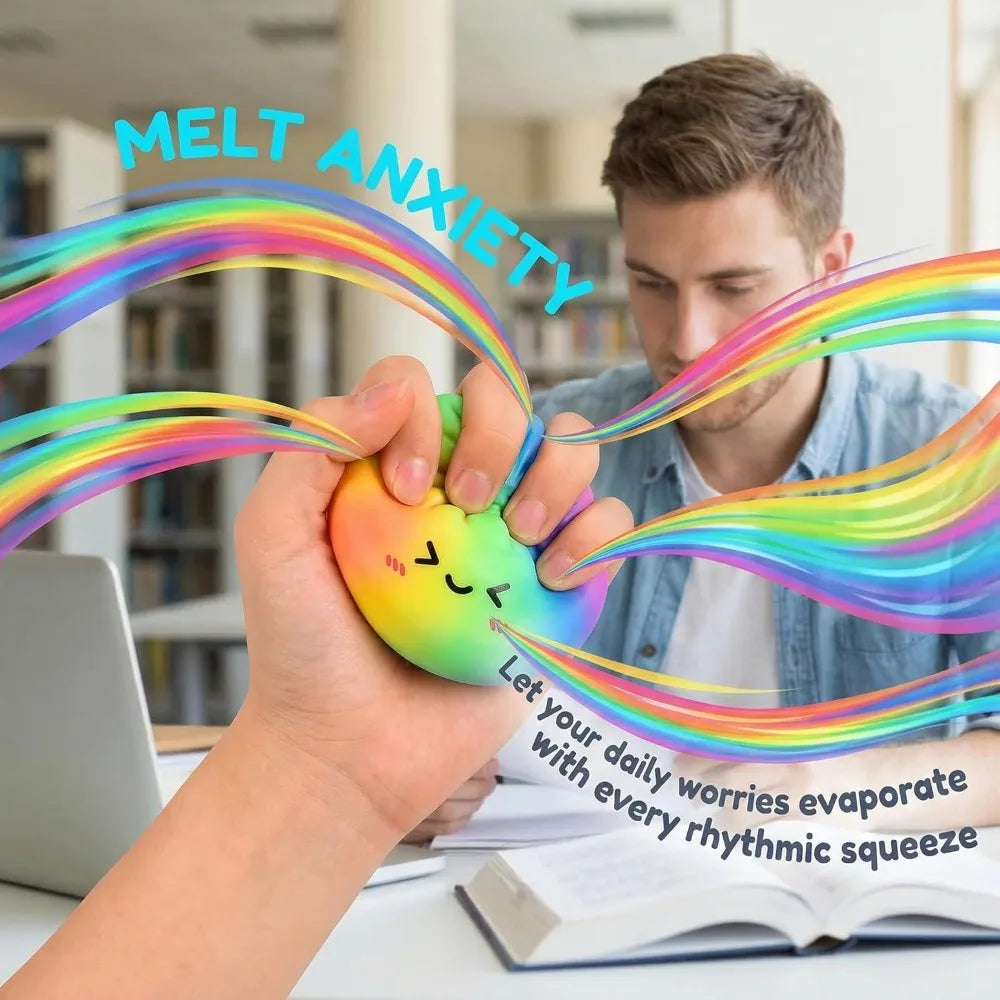 Dumpling Squishy Toy – Glitter Slow Rebound Stress Ball