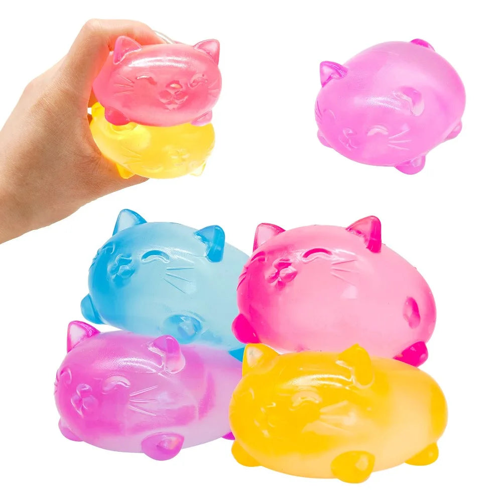Slow Rise Squishy Toy – Cute Cat Stress Relief Fidget